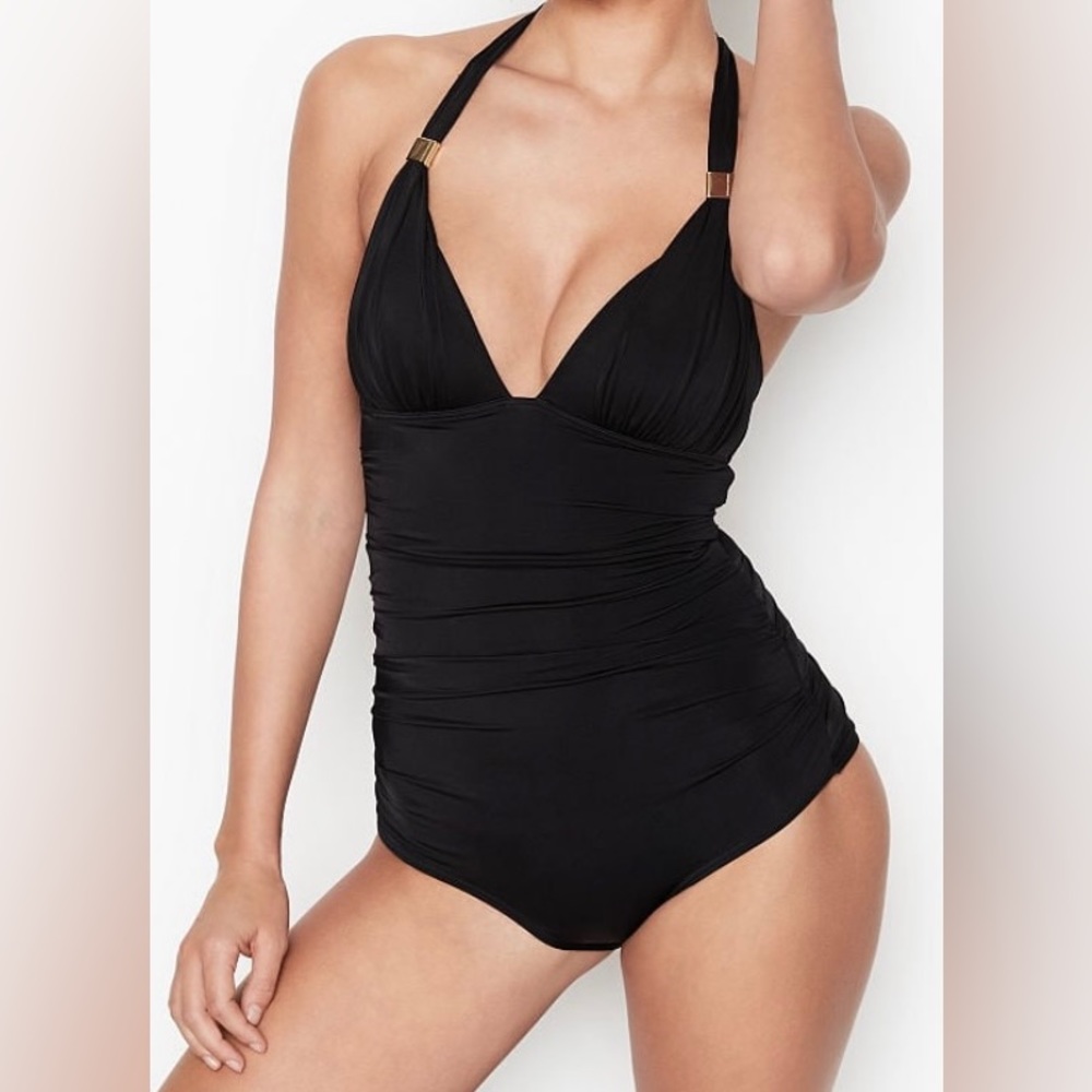Victoria’s Secret Marieta black one piece swimsuit size medium
